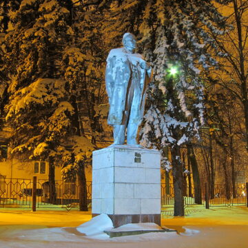 Малоизвестный памятник Ленину на ул. Аэродромная в Минске